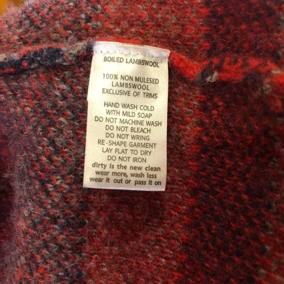 Toad & Co Red Patterned Lambs Wool Open Front Hooded Cardigan Size XS - Picture 4 of 6